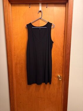 torrid Black Ribbed v neck dress